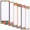 6 Pack Magnetic Notepads for Refrigerator - Shopping List, To-Do, Memo, Scratch Pads (6 Floral Designs, 60 Sheets Each)